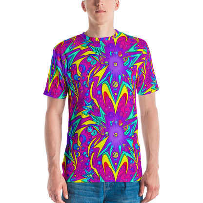 Men's Crew Neck T-Shirt - Nebula Radiance