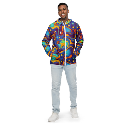 Men's Windbreaker - Pelton Swirl