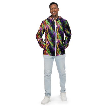 Men's Windbreaker - Galactic Flamenco