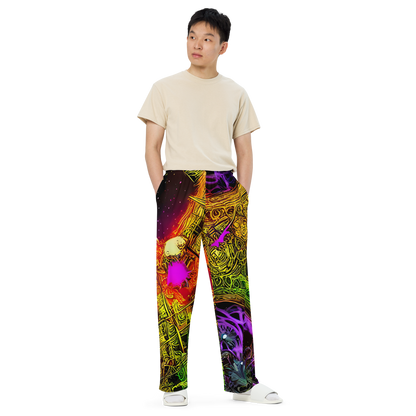 Wide-Leg Pants - Neon Glyphworks