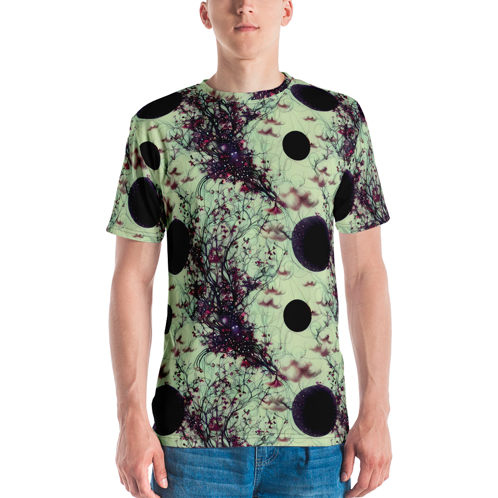 Men's Crew Neck T-Shirt - Celestial Bloom