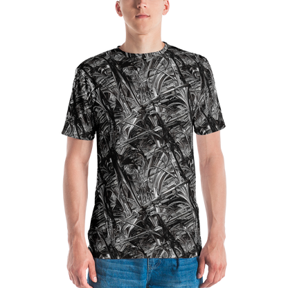 Men's Crew Neck T-Shirt - Gothic Whirlwind