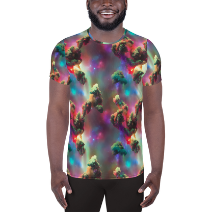 Men's Athletic T-Shirt - Nebula Dreams