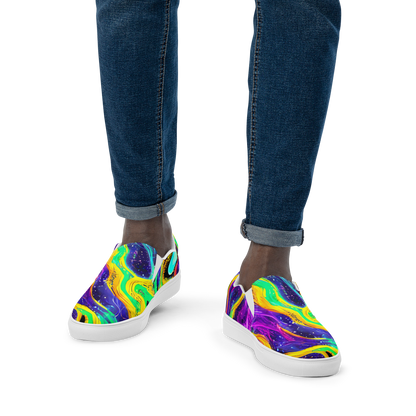 Men's Slip-On Canvas Shoes - Jackson Swirl