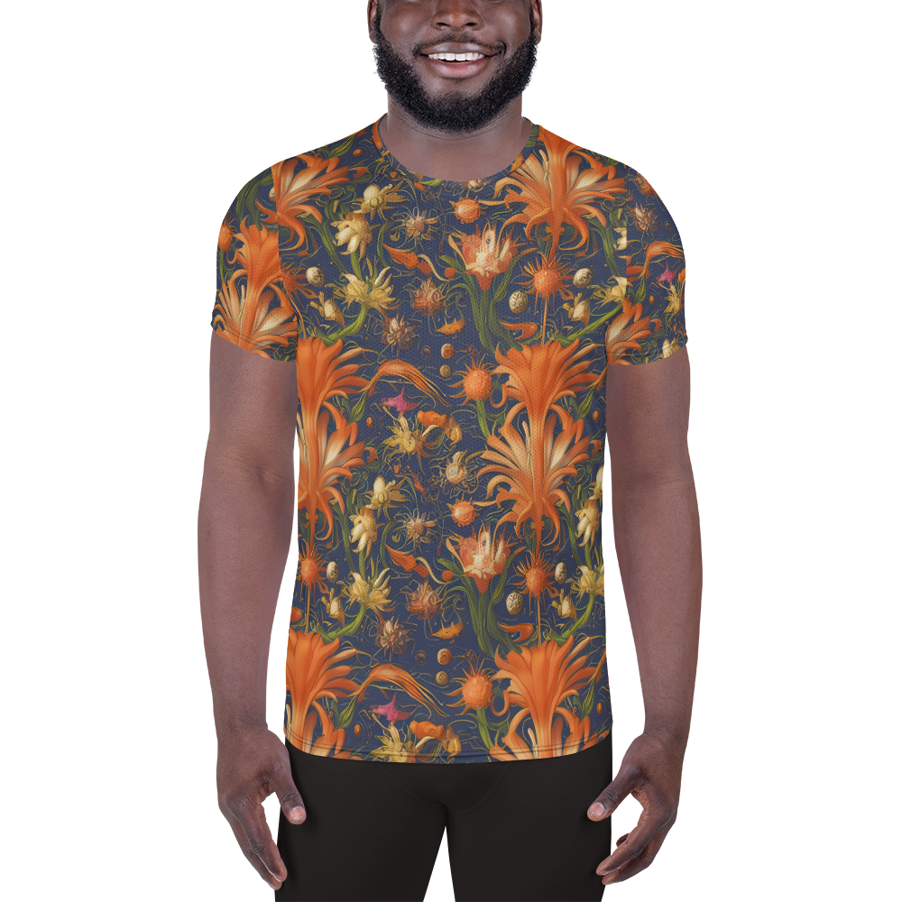 Men's Athletic T-Shirt - Stellar Blooms