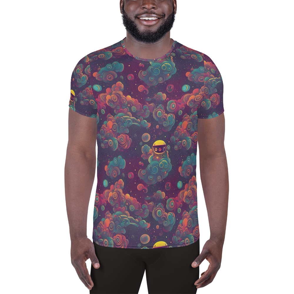 Men's Athletic T-Shirt - Nebula Dreamscape