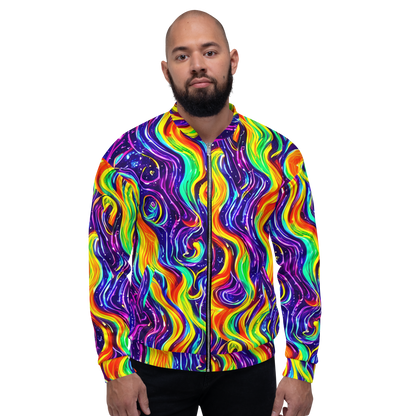 Bomber Jacket - Galactic Flames