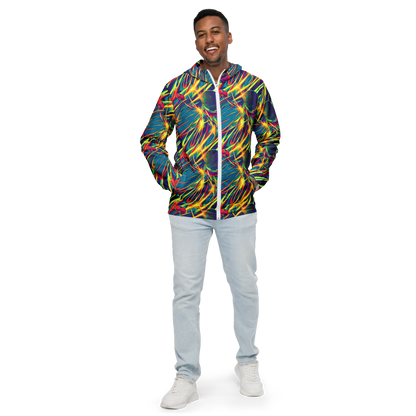 Men's Windbreaker - Cosmic Inferno