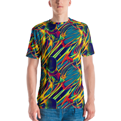 Men's Crew Neck T-Shirt - Cosmic Inferno