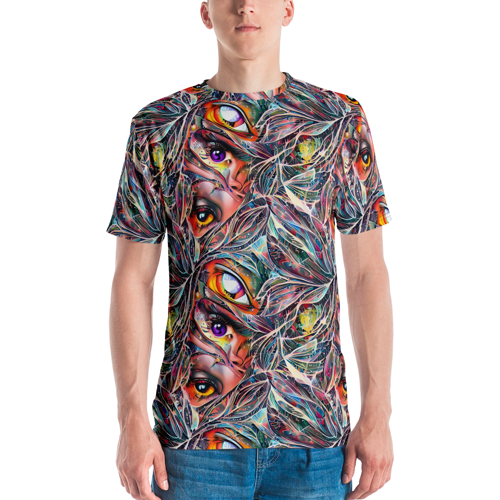 Men's Crew Neck T-Shirt - Prismatic Reverie