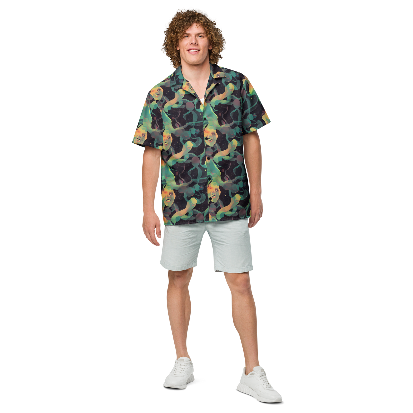 Button Shirt - Astral Rhythms