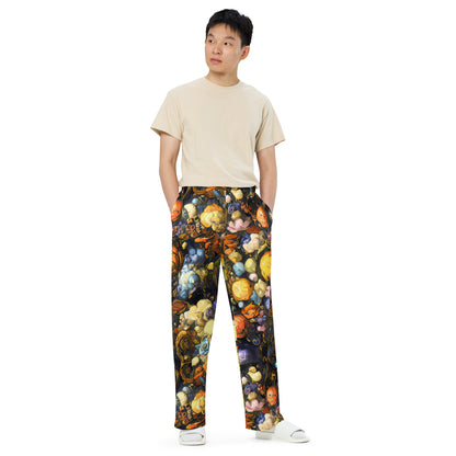 Wide-Leg Pants - Baroque Blossom