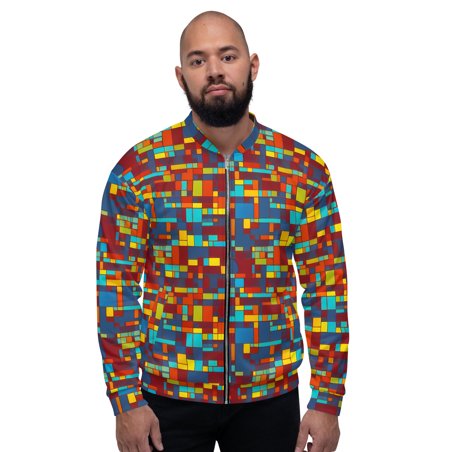 Bomber Jacket - Astral Grid