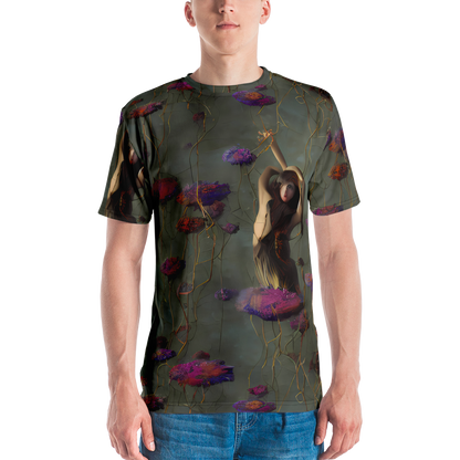 Men's Crew Neck T-Shirt - Ethereal Bloom