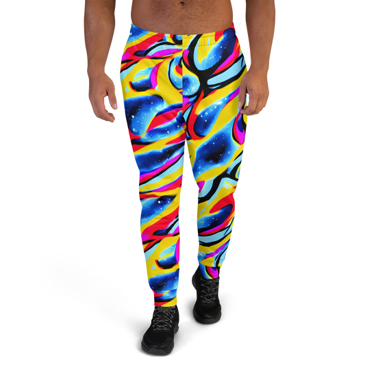 Men’s Joggers - Electric Dreamscape