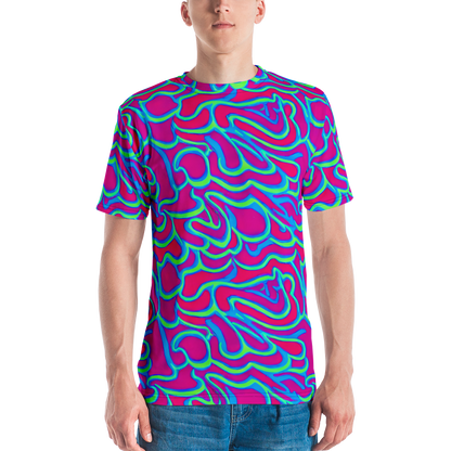 Men's Crew Neck T-Shirt - Aquatic Ember