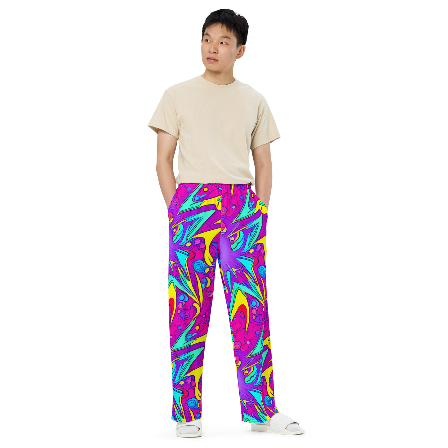 Wide-Leg Pants - Nebula Radiance