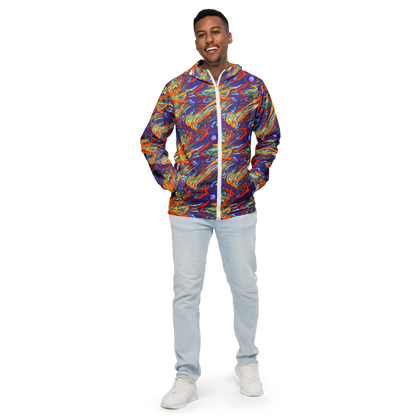 Men's Windbreaker - Galactic Ember