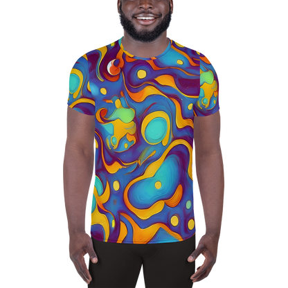 Men's Athletic T-Shirt - Pelton Swirl