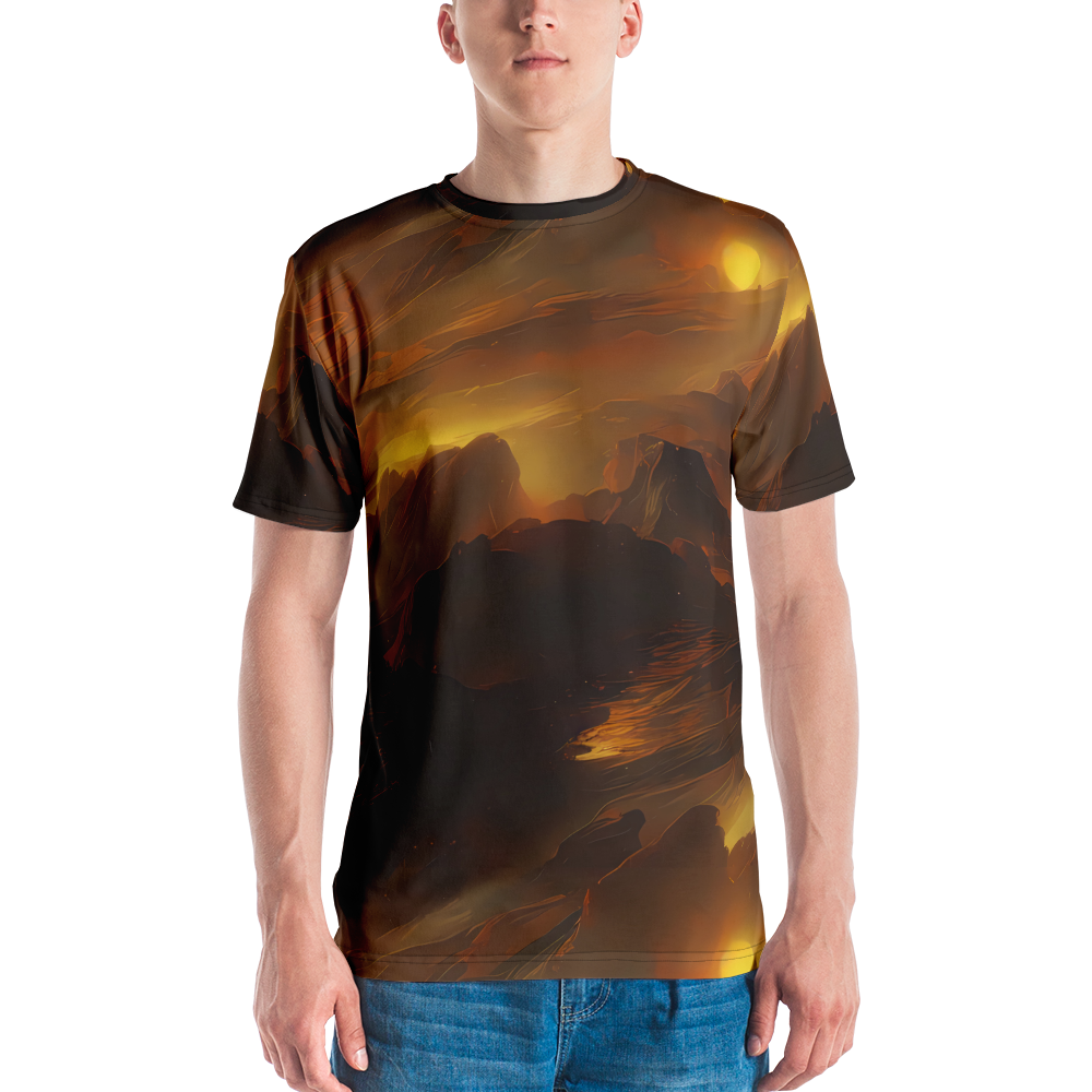 Men's Crew Neck T-Shirt - Sunset Shores