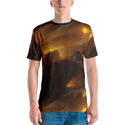 Men's Crew Neck T-Shirt - Sunset Shores