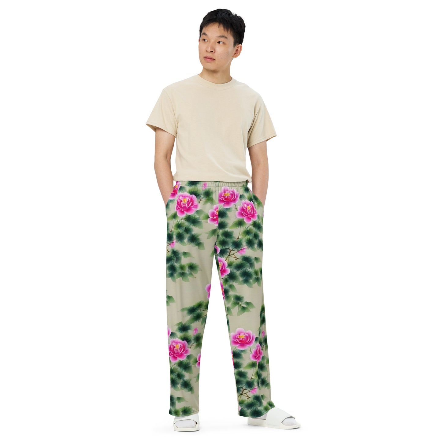 Wide-Leg Pants - Blossom Reverie