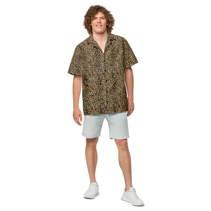 Button Shirt - Cheetah Mosaic