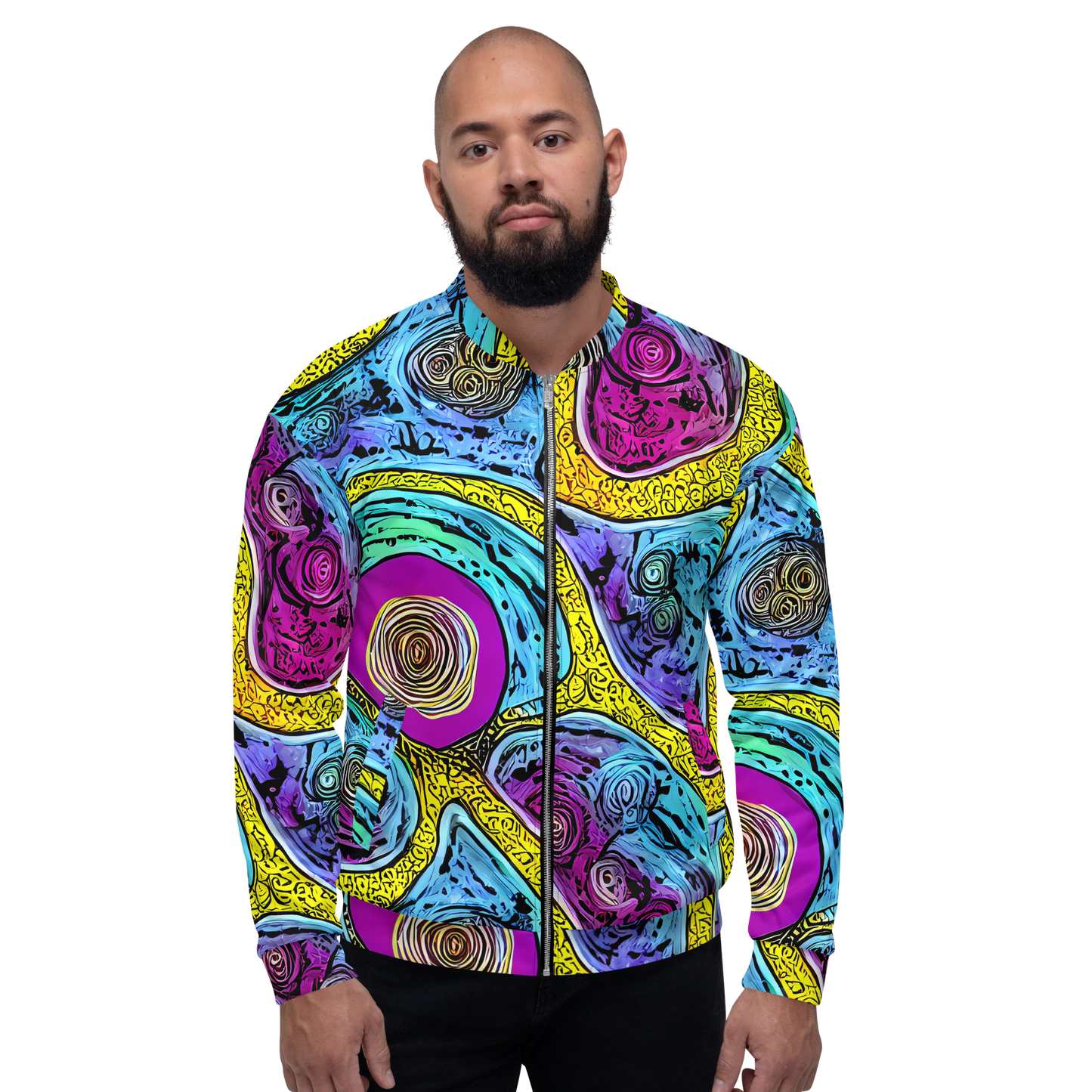 Bomber Jacket - Orbiting Orbs