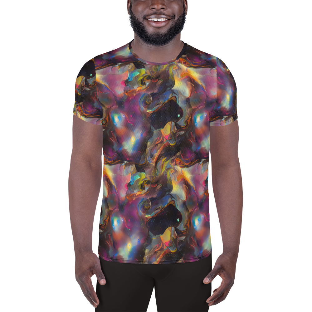 Men's Athletic T-Shirt - Cosmic Fusion