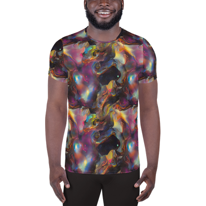 Men's Athletic T-Shirt - Cosmic Fusion