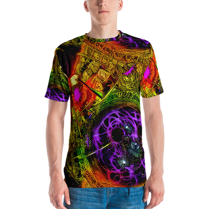 Men's Crew Neck T-Shirt - Neon Glyphworks