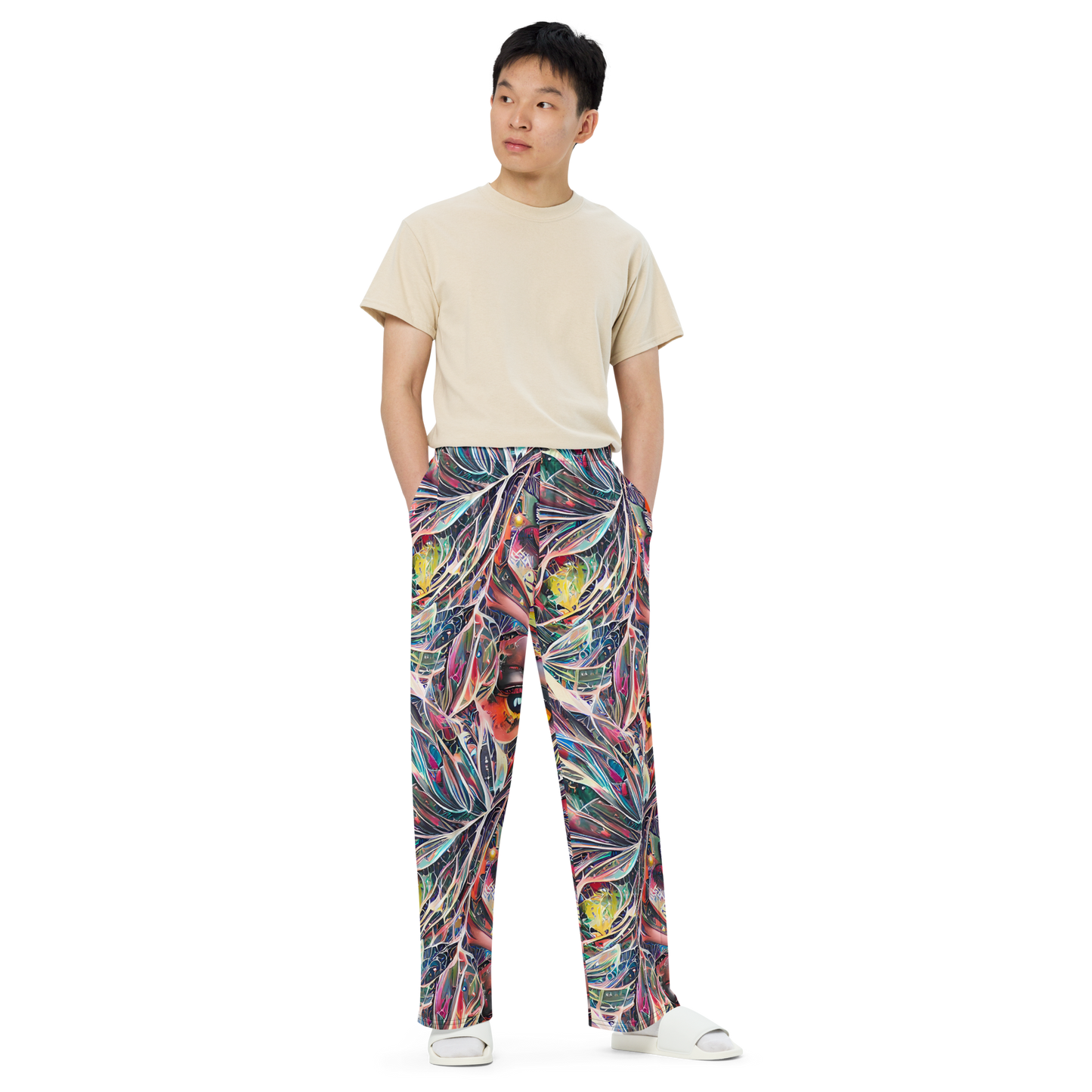 Wide-Leg Pants - Prismatic Reverie