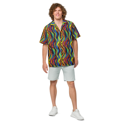 Button Shirt - Celestial Waves