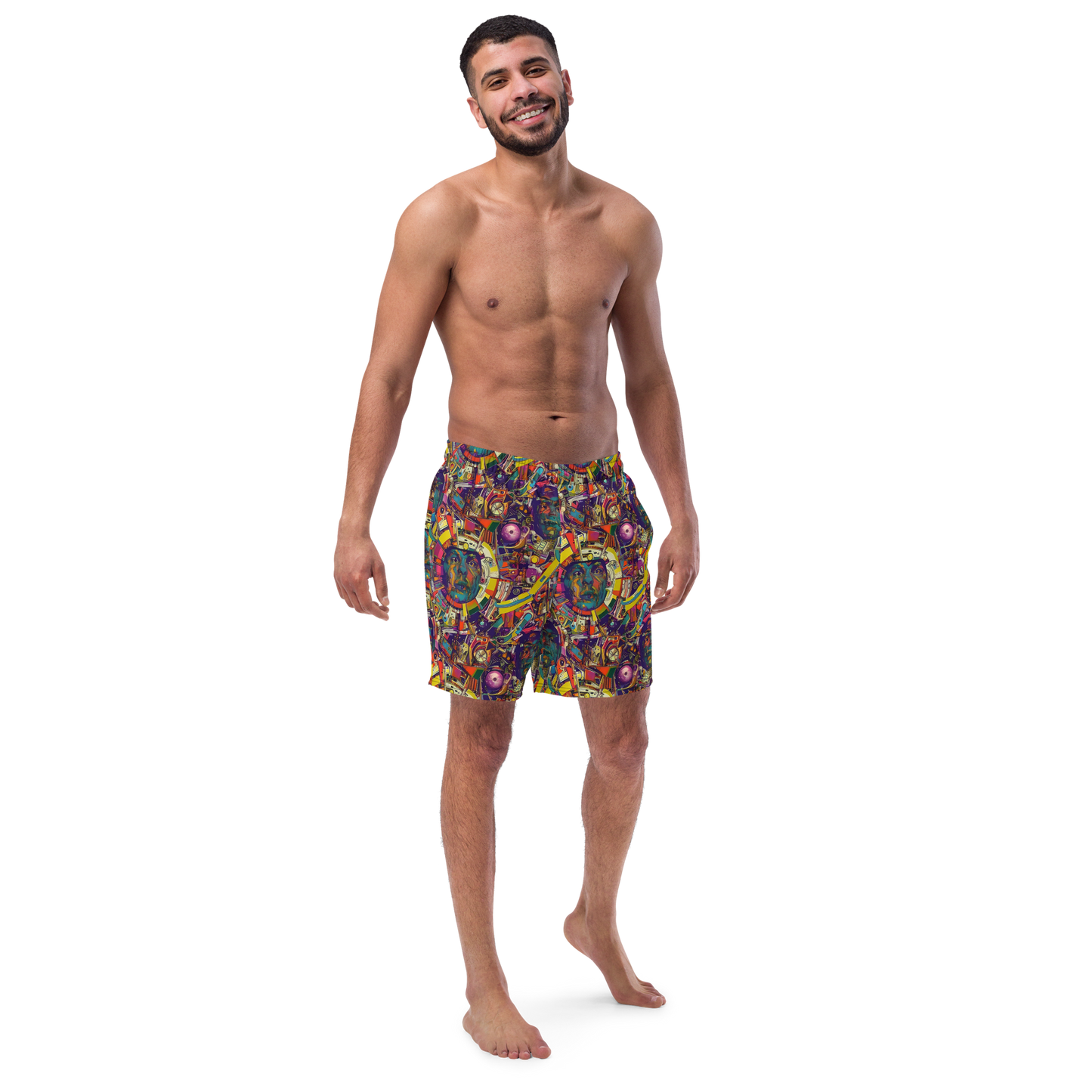 Swim Trunks - Cosmic Collage