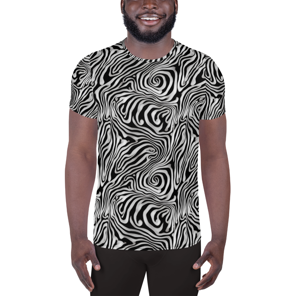 Men's Athletic T-Shirt - Warped Cosmos