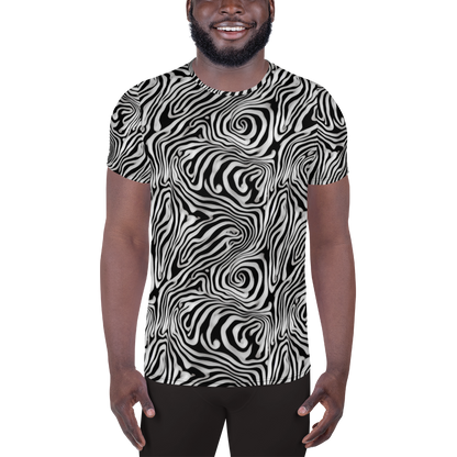 Men's Athletic T-Shirt - Warped Cosmos