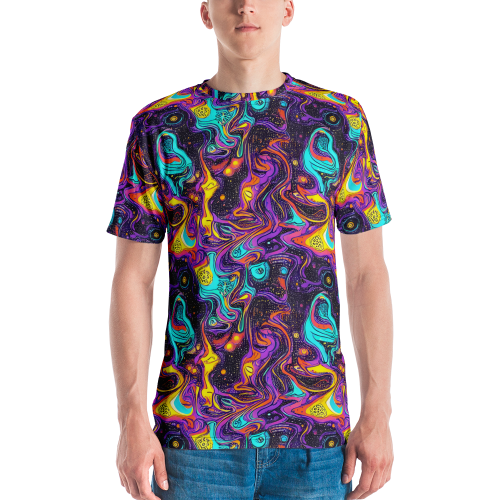 Men's Crew Neck T-Shirt - Hutty Nebula