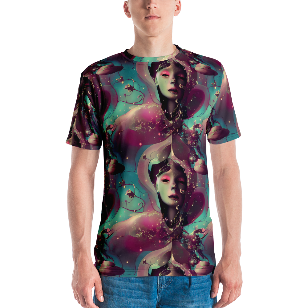 Men's Crew Neck T-Shirt - Nouveau Galaxy