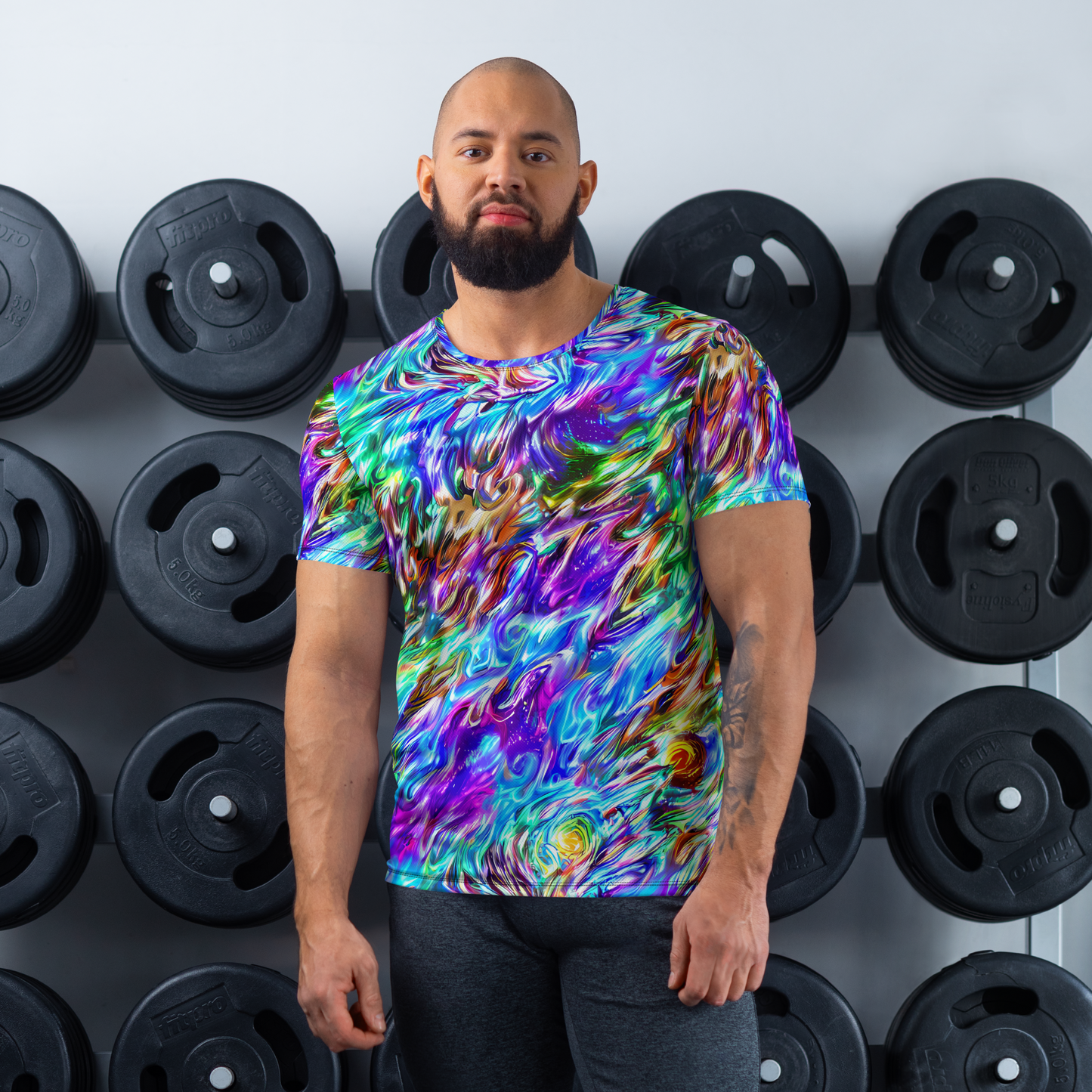 Men's Athletic T-Shirt - Faini Whirlwind