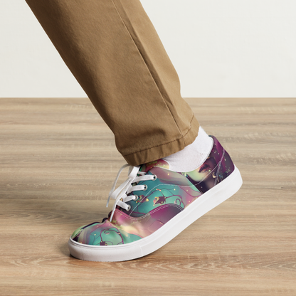 Men's Lace-Up Canvas Shoes - Nouveau Galaxy