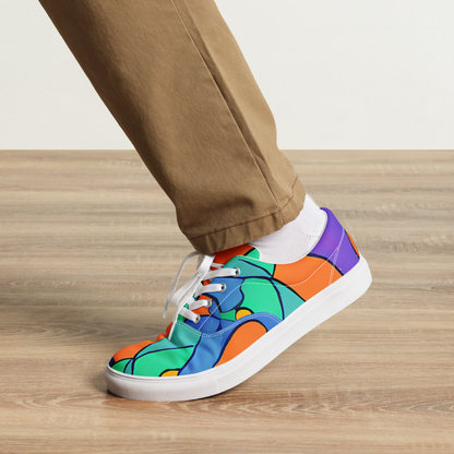 Men's Lace-Up Canvas Shoes - Archipenko Dream