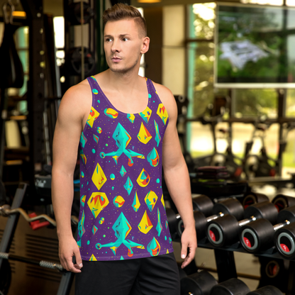 Men's Tank Top - Cascading Prism