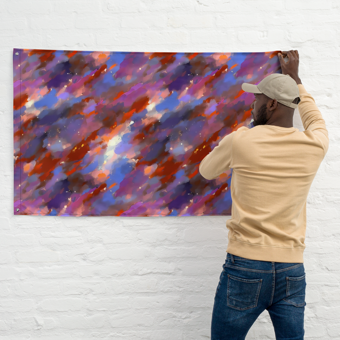 Flag - Celestial Brushstroke