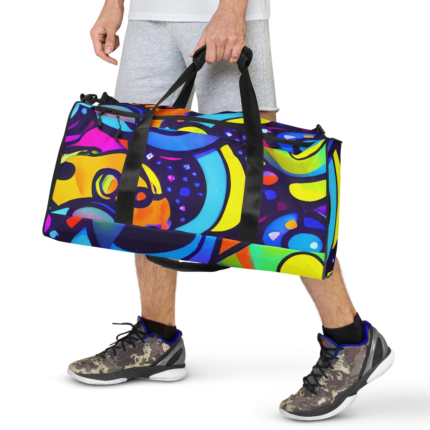 Duffle Bag - Neon Graffscape