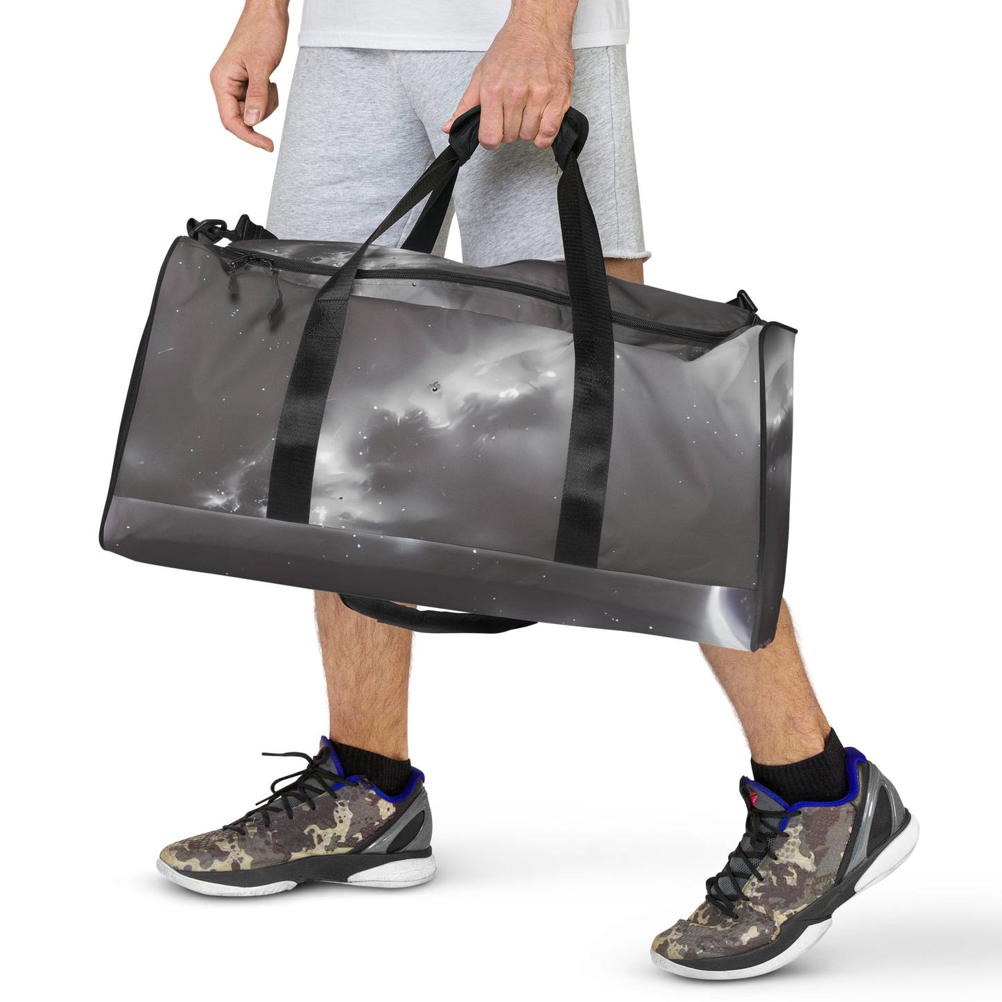 Duffle Bag - Silver Nebula