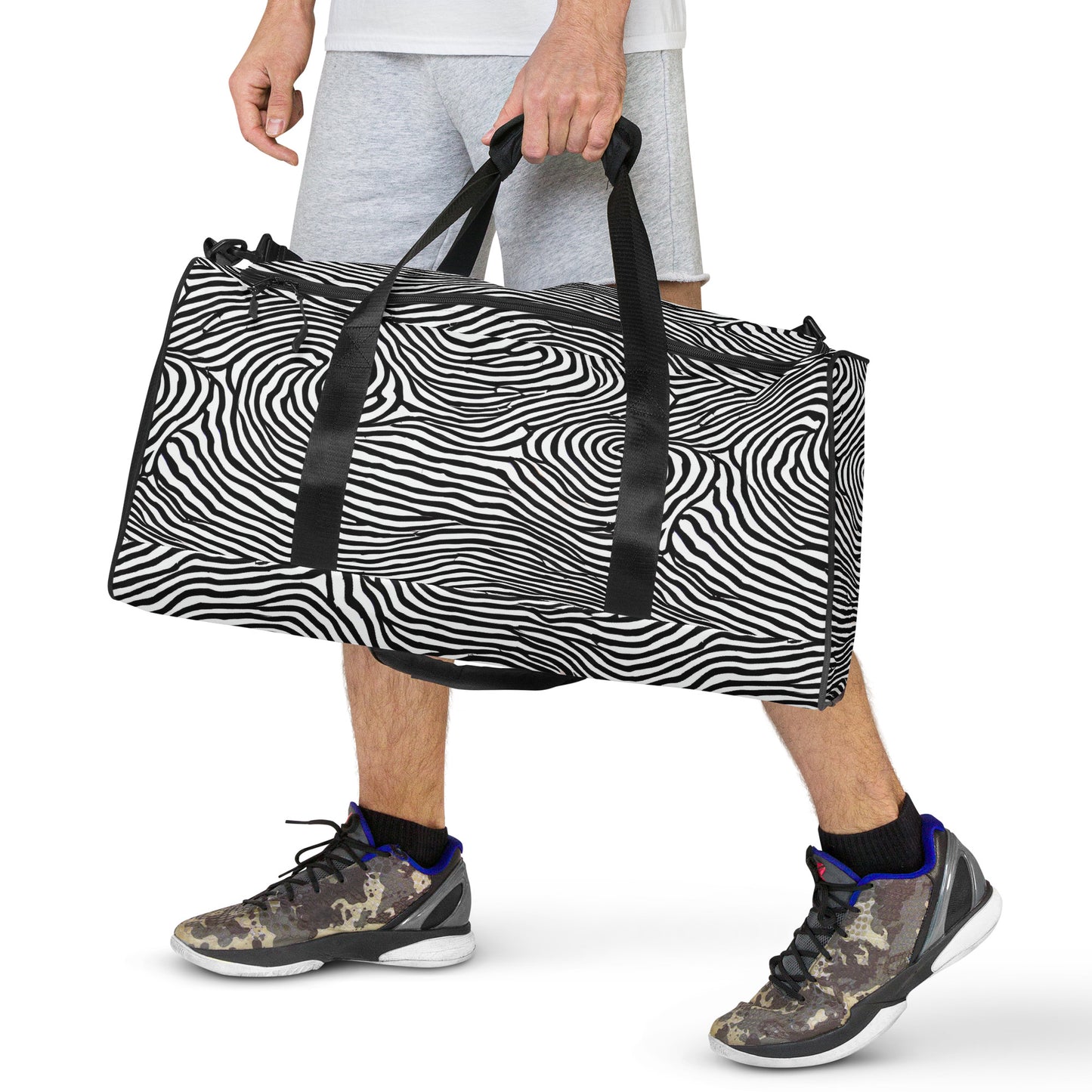 Duffle Bag - Black And White Rhapsody