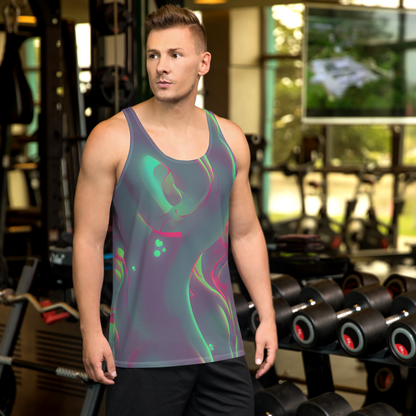 Men's Tank Top - Neon Whisper