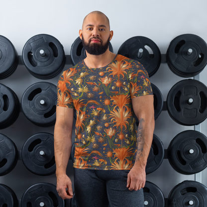 Men's Athletic T-Shirt - Stellar Blooms