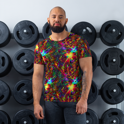 Men's Athletic T-Shirt - Stellar Burst