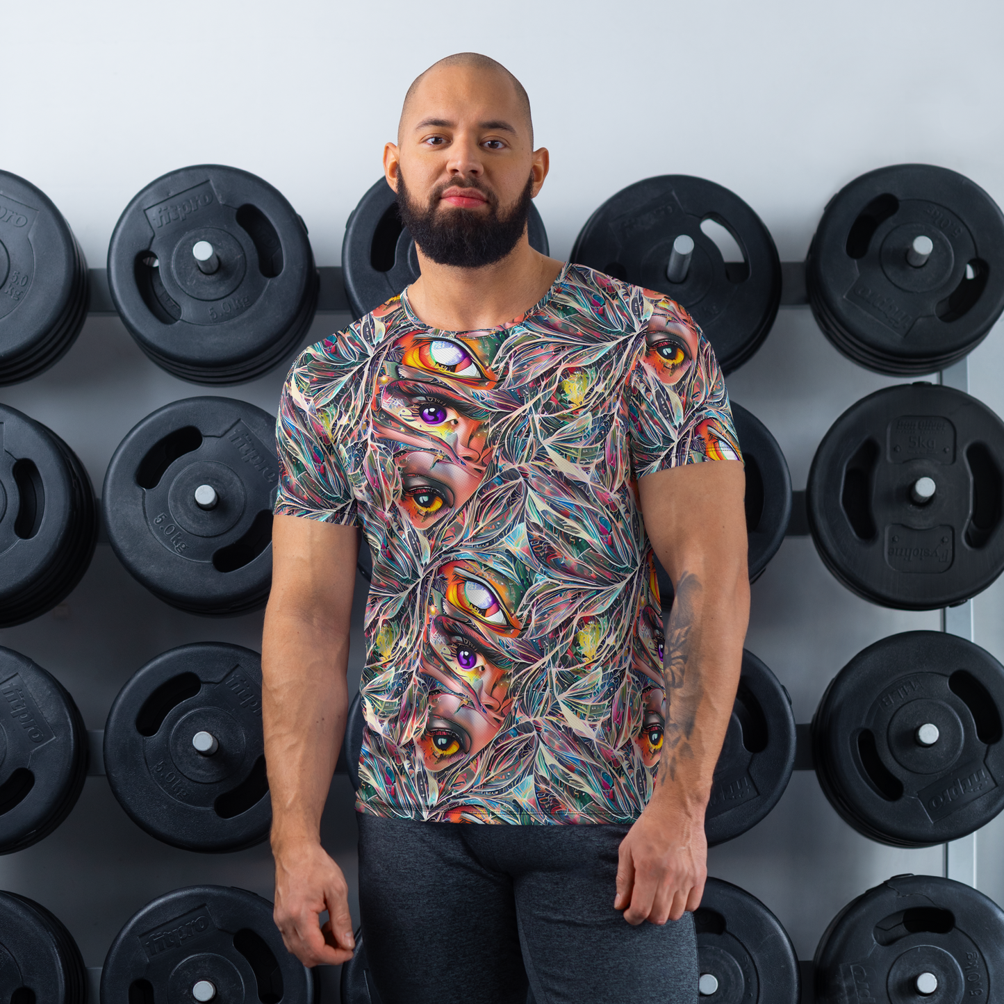 Men's Athletic T-Shirt - Prismatic Reverie
